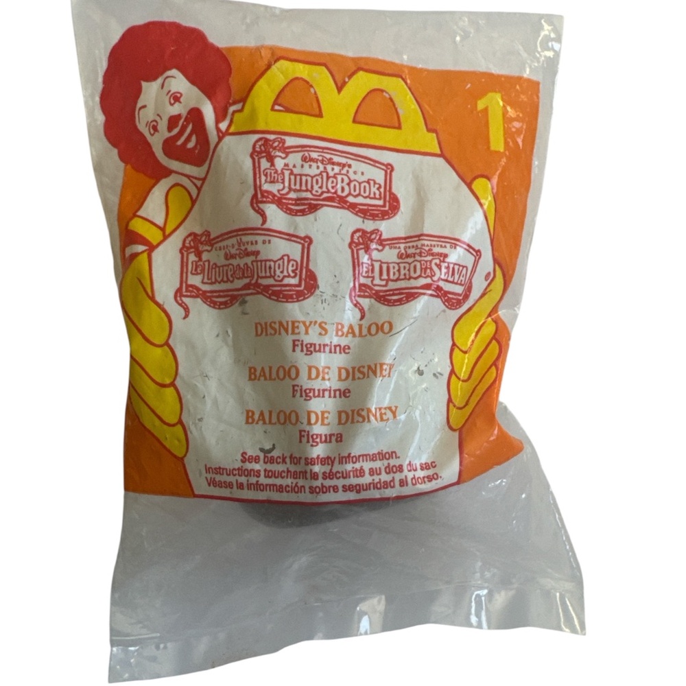 McDonald’s Happy Meal Toy Walt Disney The Jungle Book Disney’s Baloo